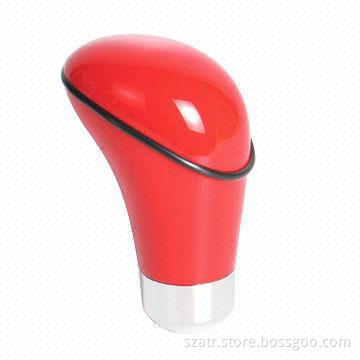 Car Shift Knob, Made of Plastic or Steel, Various Styles Available